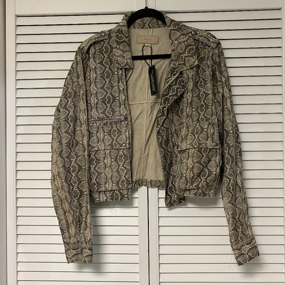 BLANK NYC Snake Trucker Jacket / Shacket NWT - Picture 1 of 5